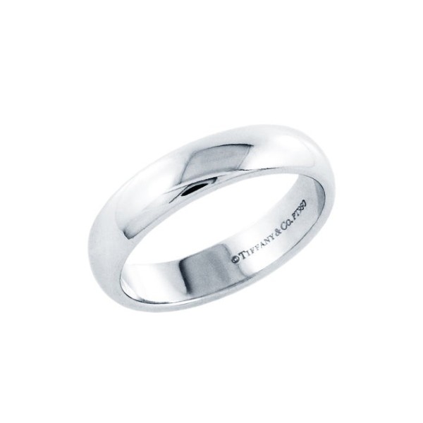 Tiffany & Co. Platinum .950 Ladies Wedding Band Ring