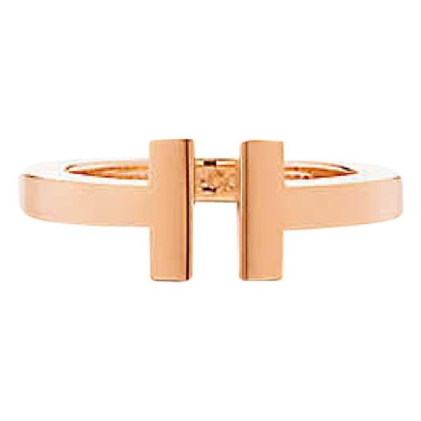 Tiffany & Co. Rose Gold T Square Ring