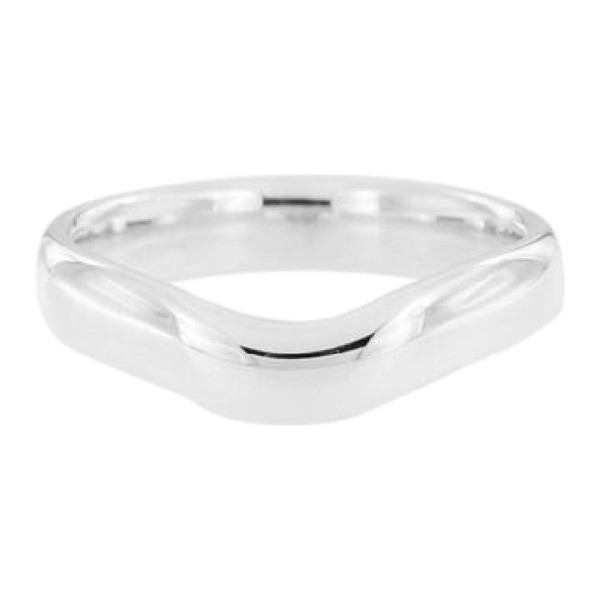 Tiffany & Co. Silver Elsa Peretti Curved Band Ring