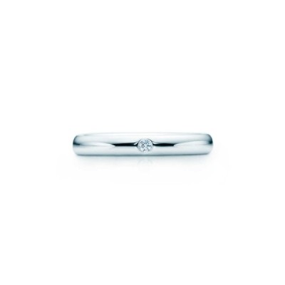 Tiffany & Co. Silver Elsa Peretti Stacking Band Ring