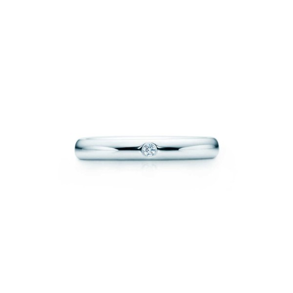 Tiffany & Co. Silver Elsa Peretti Stacking Band Ring