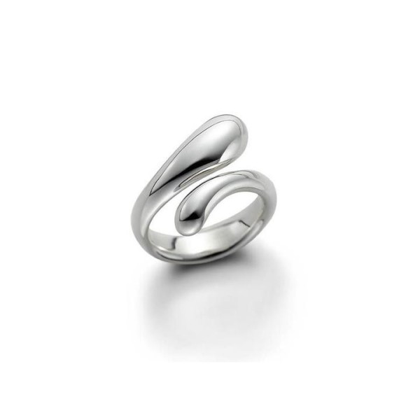 Tiffany & Co. Silver Elsa Peretti Teardrop Ring