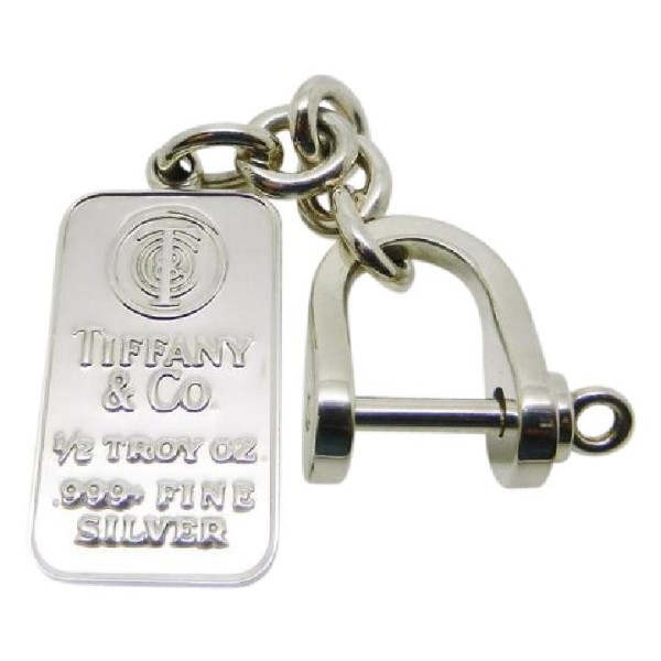 Tiffany & Co. Silver Vintage 1/2 Troy Oz .999 Fine Key Chain Ring