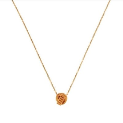 Tiffany & Co. Twist Knot 18k Rose Gold Pendant