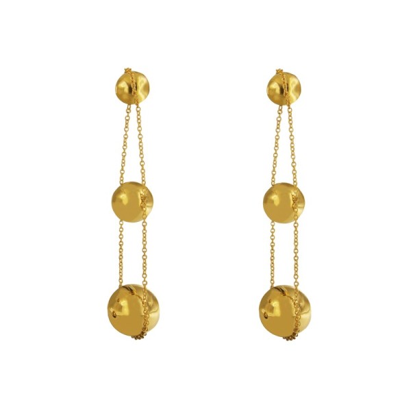 Tiffany & Co. Yellow Gold Triple Drop Earrings