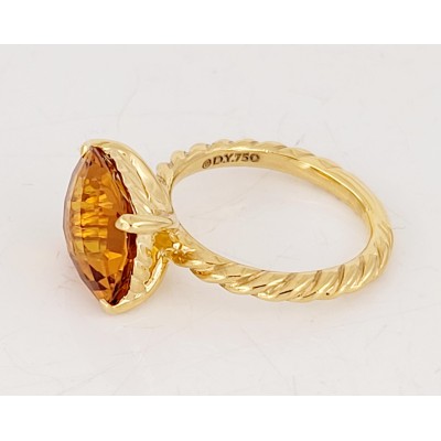 David Yurman Noblesse Collection Ring in 18K Yellow Gold 11.5mm