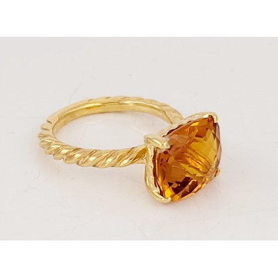 David Yurman Noblesse Collection Ring in 18K Yellow Gold 11.5mm