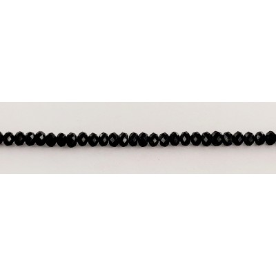 David Yurman Spiritual Beads Faceted Bracelet Sterling Silver with Black Spinel, 5mm