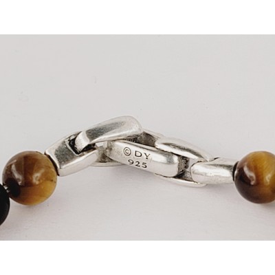 David Yurman Spiritual Beaded Bracelet with Tiger Eye 6.5mm