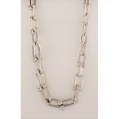 TIFFANY & Co. Hardware Graduated Link Chain in Sterling Silver 925