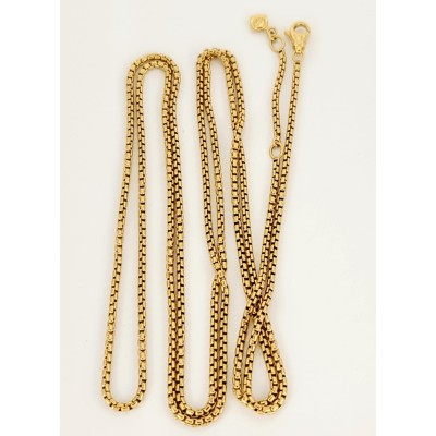 David Yurman Women Chain in 18K yellow Gold 37'' Long