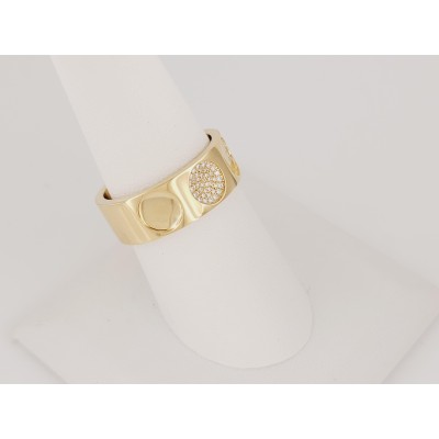 Louis Vuitton Large Empreinte Diamond Gold Ring