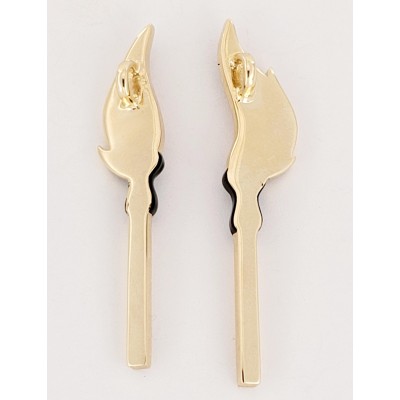 Hand-Made 14K YG Match Sticks For Her & for Him