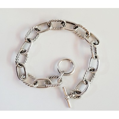 David Yurman DY Madison Toggle Chain Bracelet - Small