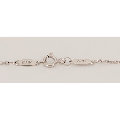 Tiffany & Co Chain in 18K White Gold 20'' Long