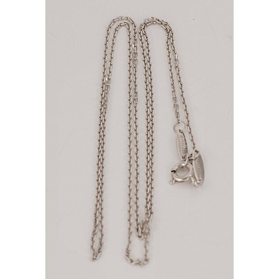 Tiffany & Co Chain in 18K White Gold 20'' Long