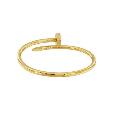 Cartier Juste Un Clou Nail Yellow Gold Bracelet Size 18