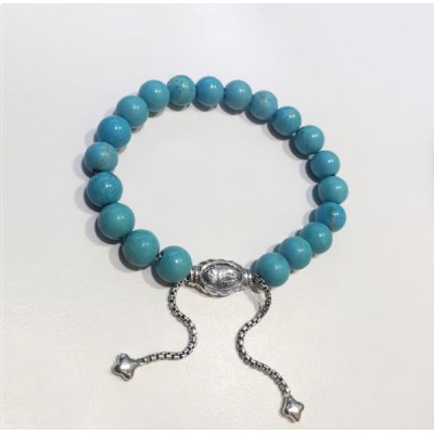 David Yurman Spiritual Bead turquoise bracelet 8mm