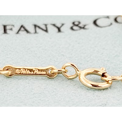 Paloma Picasso Tiffany & co Chain Adjustable 18K Yellow Gold 16''