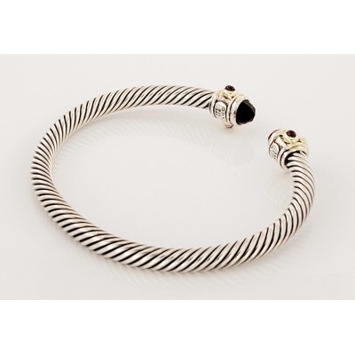 David Yurman Renaissance Bracelet With Garnet