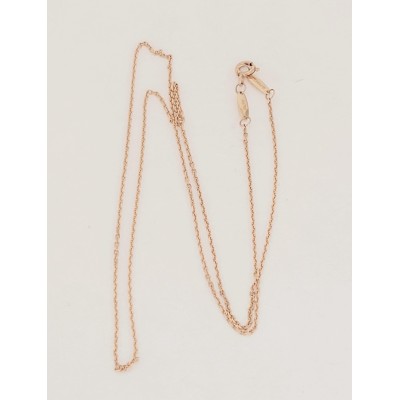 Tiffany & Co. 18K Rose Gold Chain 20