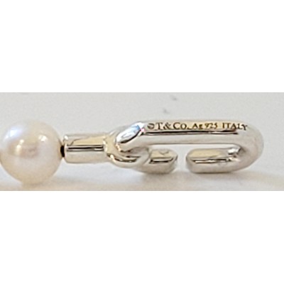 Tiffany HardWear Pearl Bracelet in Silver, 5-6 mm