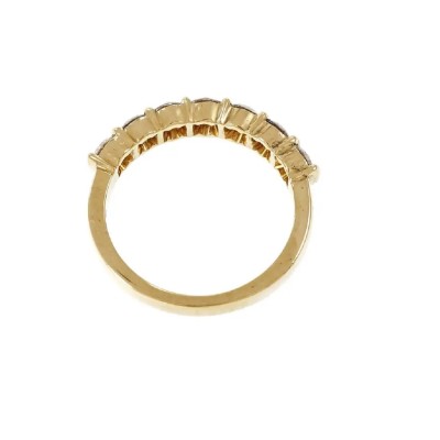 Tiffany & Co Seven Diamond Gold Wedding Band