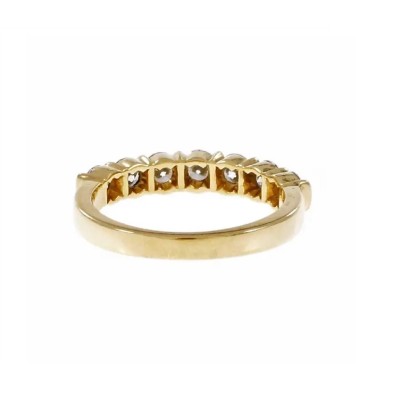 Tiffany & Co Seven Diamond Gold Wedding Band