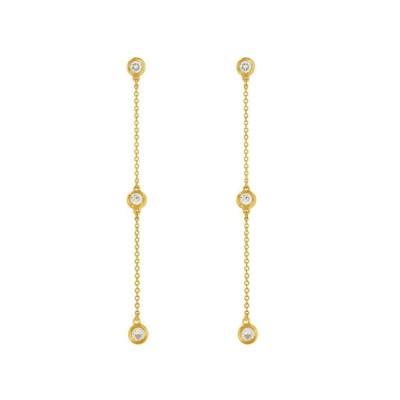 Tiffany & Co. Elsa Peretti Diamonds by the Yard Drop Earrings