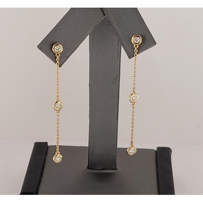 Tiffany & Co. Elsa Peretti Diamonds by the Yard Drop Earrings