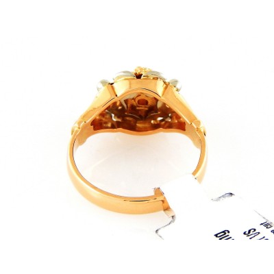 Antique 14k Tri-Tone Rose-White-Yellow Gold