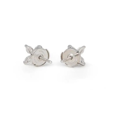 Tiffany & Co. Platinum Tiffany Victoria Diamond Stud Earrings