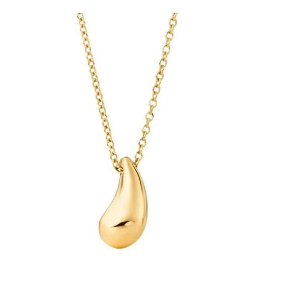 Tiffany Elsa Peretti 18k Yellow Gold Teardrop Pendant