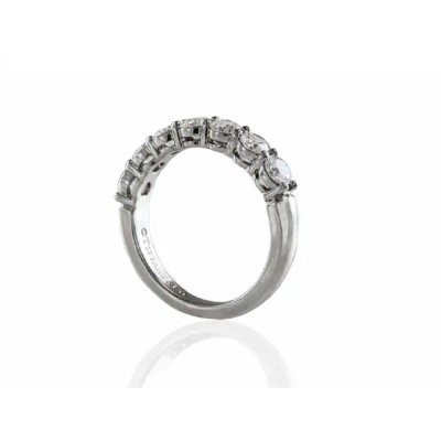 Tiffany & Co. Seven Stone Diamond Platinum Ring