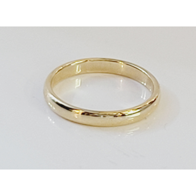 Tiffany & co 750 18K yellow gold wedding ring size 8/75