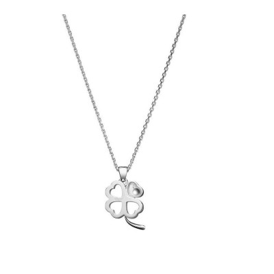 Chopard White Gold Diamond Clover Pendant