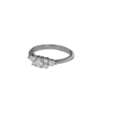 Tiffany & Co. Seven Stone Diamond Platinum Ring