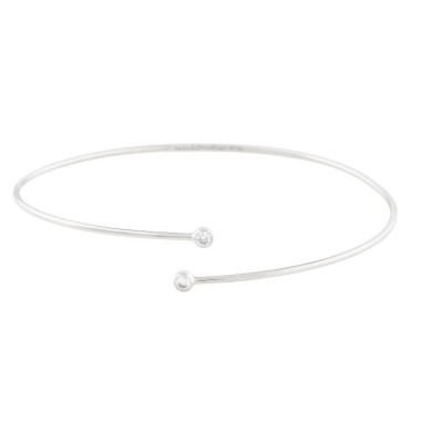 Tiffany & Co. Elsa Peretti Diamond Hoop Single-Row Bangle