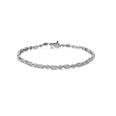 Tiffany Co Jazz Diamond Platinum Bracelet 1.60 Ct, 7"