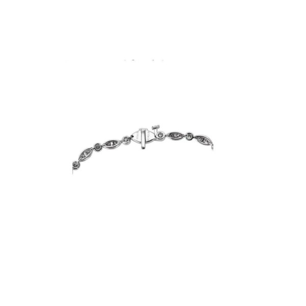 Tiffany Co Jazz Diamond Platinum Bracelet 1.60 Ct, 7"