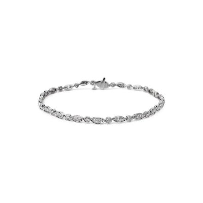 Tiffany Co Jazz Diamond Platinum Bracelet 1.60 Ct, 7"