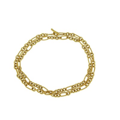 David Yurman Figaro Chain Necklace in 18k Yellow, 32"