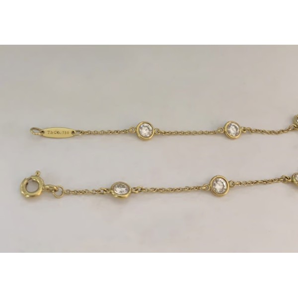 Tiffany & Co. Elsa  Peretti  Diamonds by the Yard Bracelet 40.ct