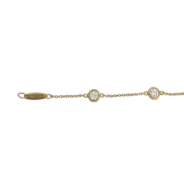 Tiffany&Co. Elsa Peretti Diamonds by the Yard Bracelet 1.1ct