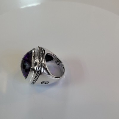 David Yurman with purple topaz