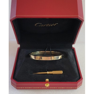 Cartier Love bracelet in 18K Yellow Gold Size 15