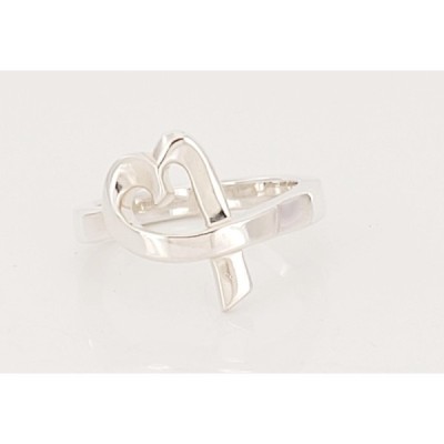 Tiffany & Co. Sterling Silver Loving Heart Ring