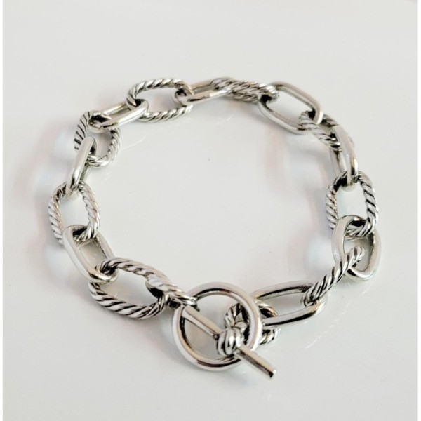 David Yurman DY Madison Toggle Chain Bracelet - Small