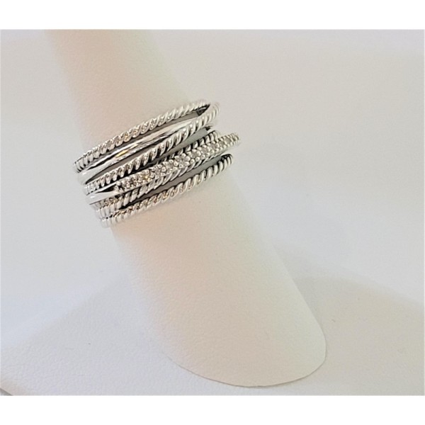 David Yurman 'X Crossover' Domed Women's Ring