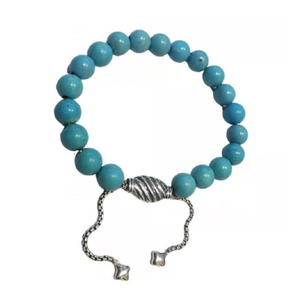 David Yurman Spiritual Bead turquoise bracelet 8mm